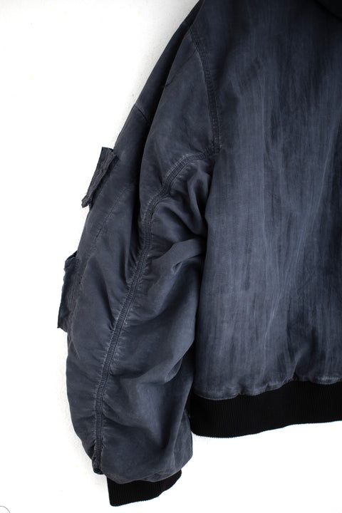 FUR HOOD BOMBER