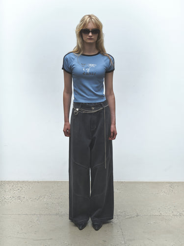 Sun Bleached Slant Pant