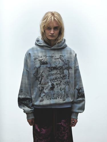 Already In Heaven Plaid Hoodie