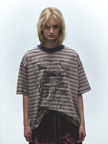 Already In Heaven Striped Tee