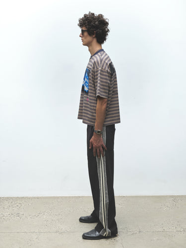 Knit Panel Pants