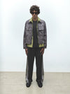 Flaming Dolphins Trucker Jacket