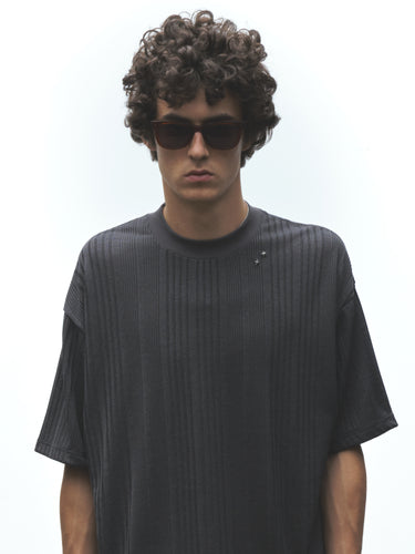 Knit Stripe Tee