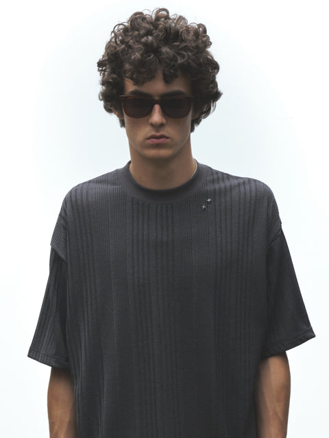 KNIT STRIPE TEE