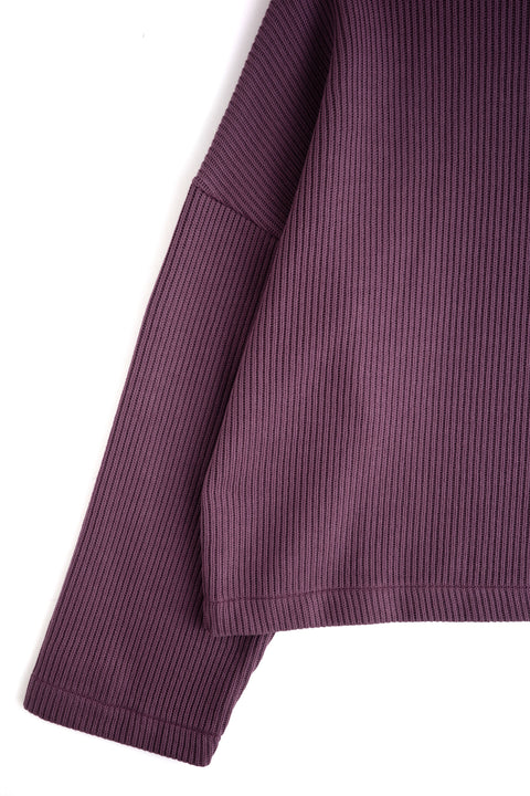 RIB KNIT SWEATER
