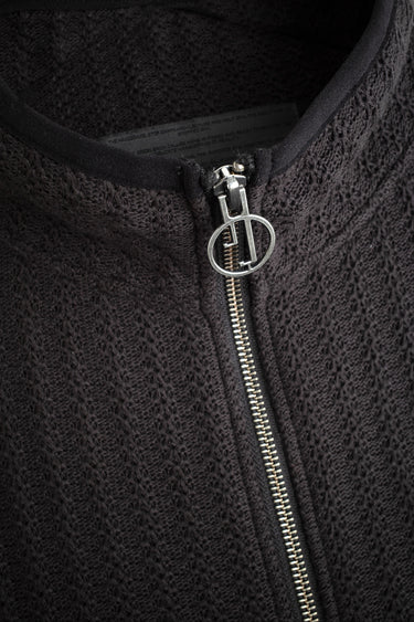 Zip Up Boxy Knit