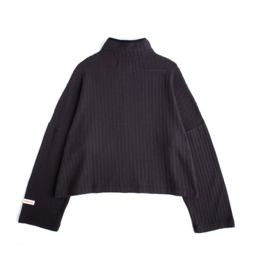 Zip Up Boxy Knit