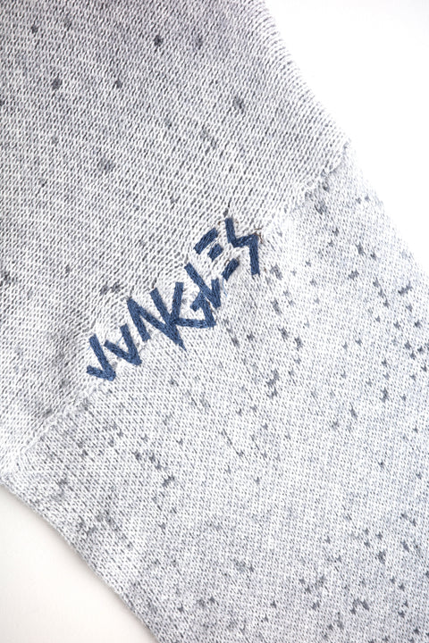 SPECKLE V-NECK SWEATER GREY