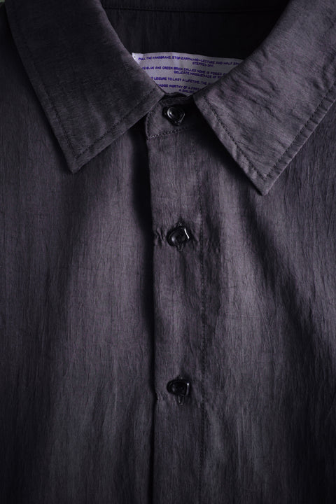 CRINKLE BUTTON UP SHIRT