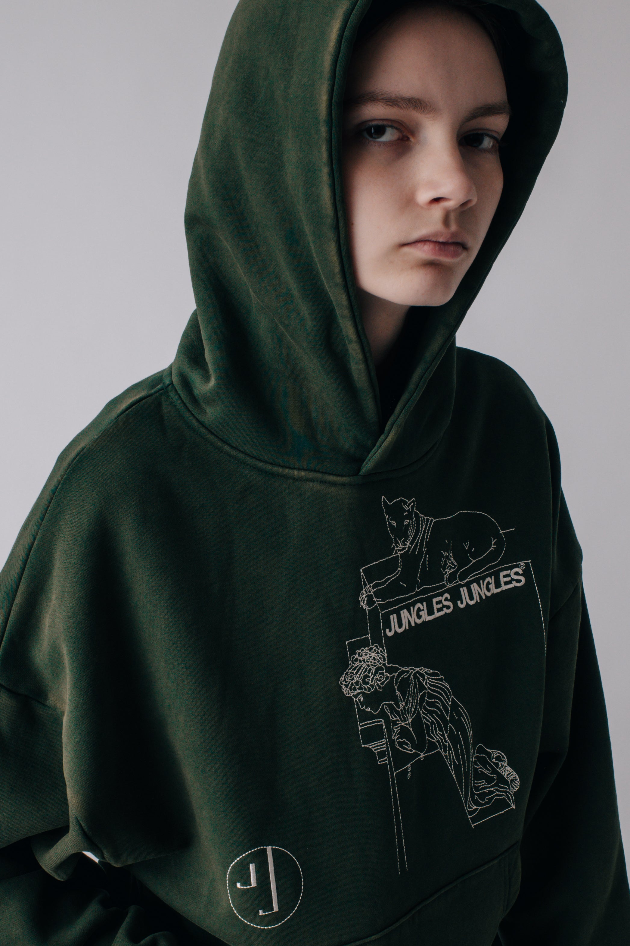 LOOKING DOWNWARD HOODIE – JUNGLES