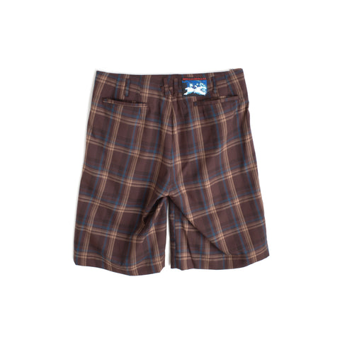 HOLLYWOOD WAIST PLAID SHORTS