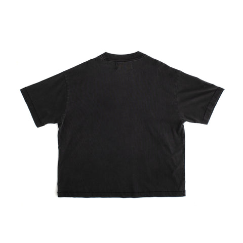 FLAMES N STUFF TEE- VINTAGE BLACK