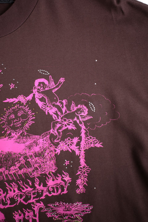 ALREADY IN HEAVEN TEE BROWN