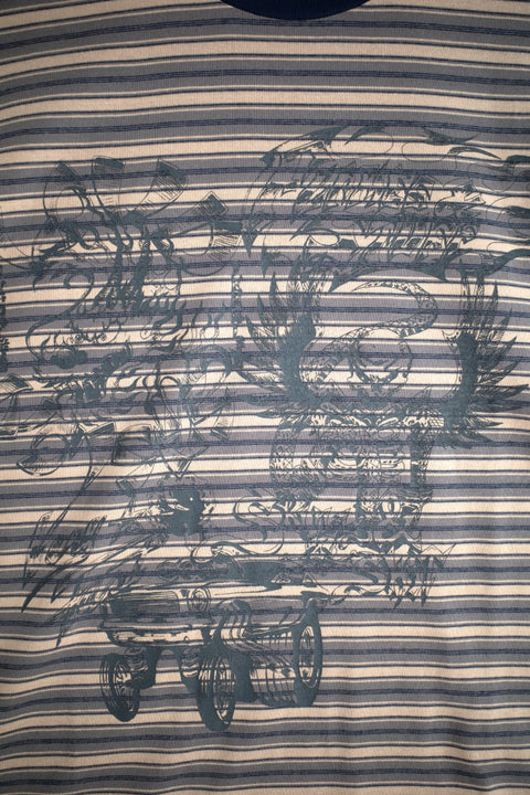 LOUD NOISES STRIPE TEE