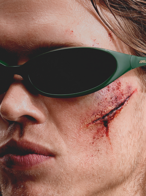 FACE SLAP - GREEN/BLACK