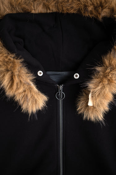 Fur Trim Hoodie