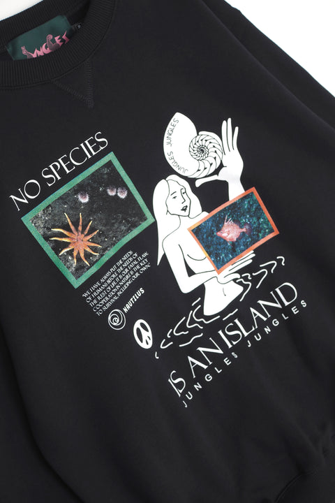 No Species Is An Island Sweater Black